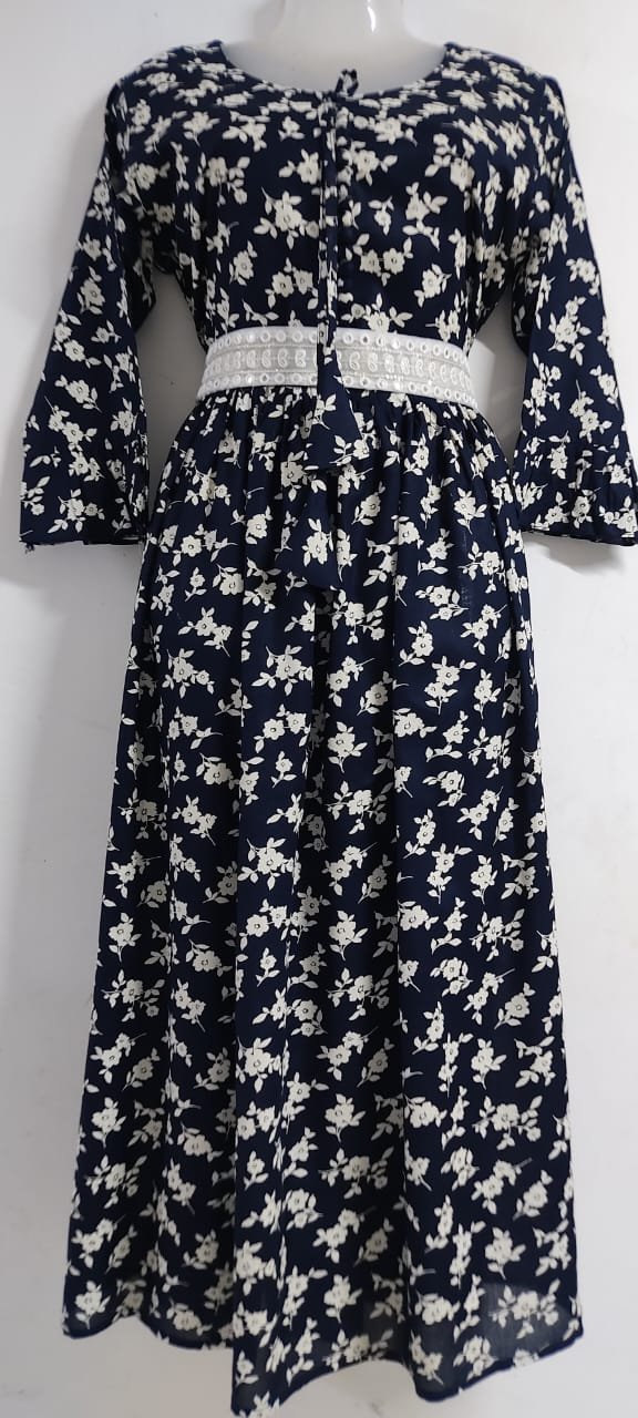 Long Gown Shirt collars Kurta