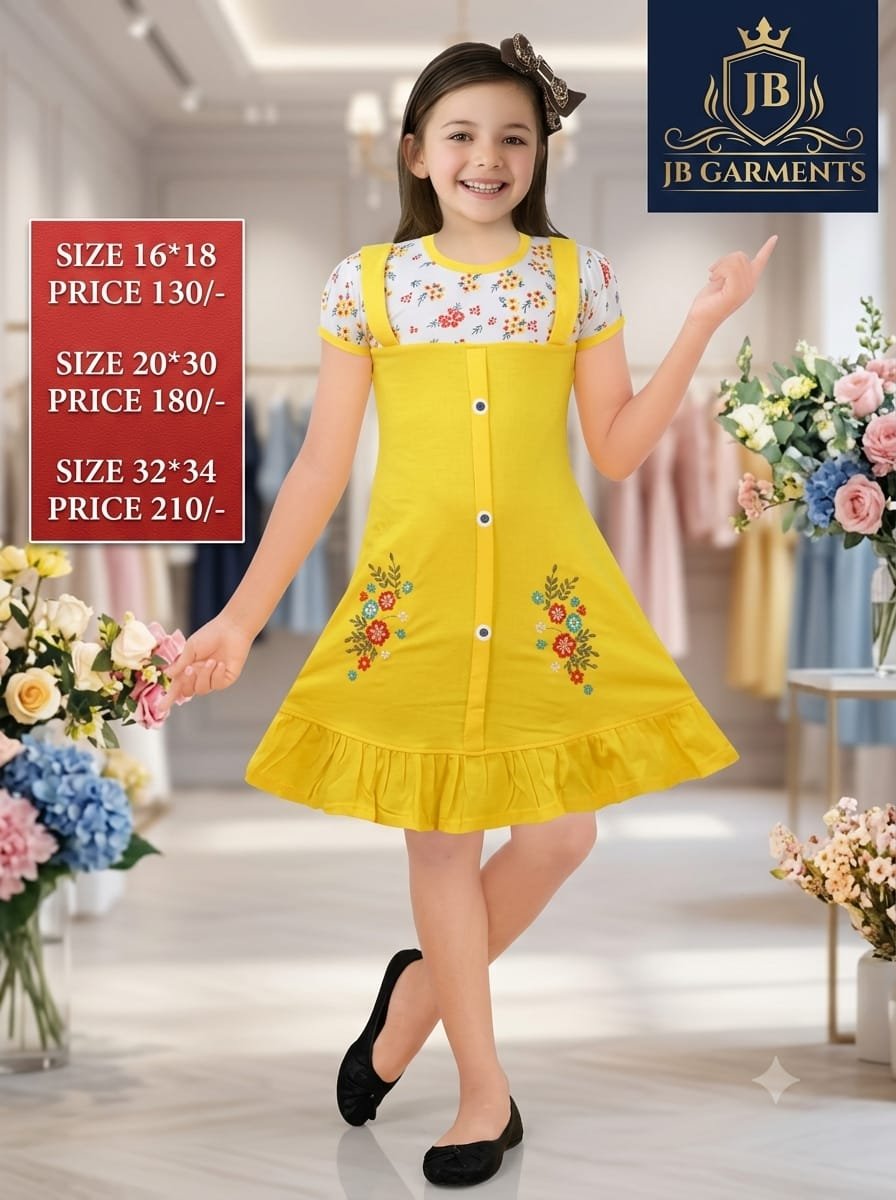 Hoseiry Frock for girls Jb Garments